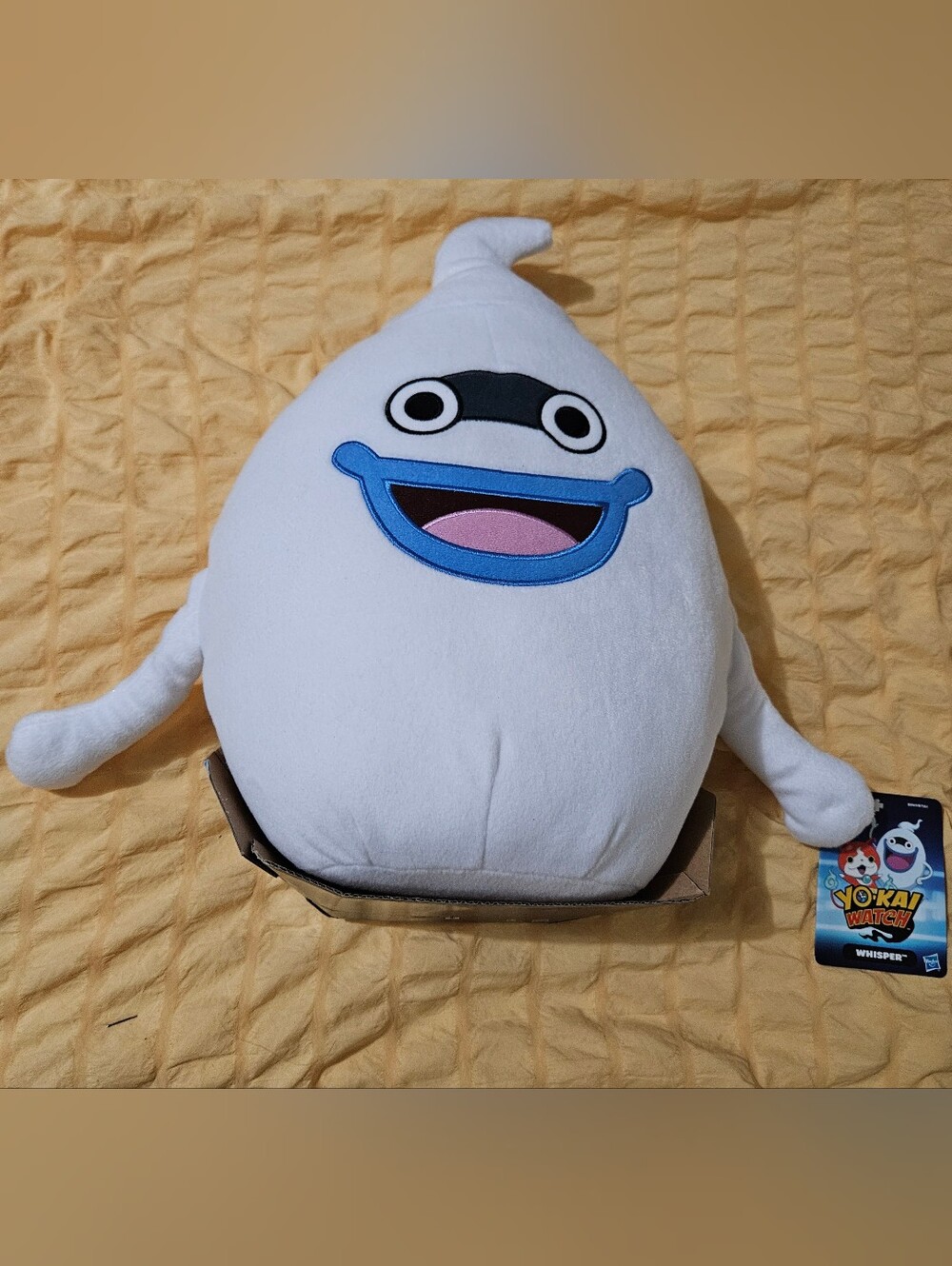 Large YO-KAI Watch Whisper 16" Plush Stuffed Animal Toy 2015 Collectible